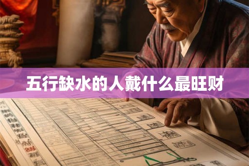 五行缺水的人戴什么最旺财