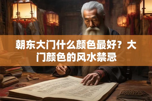 朝东大门什么颜色最好？大门颜色的风水禁忌