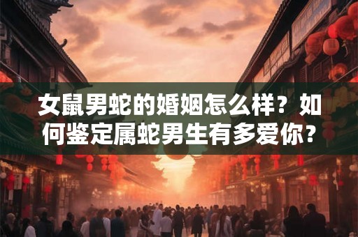 女鼠男蛇的婚姻怎么样？如何鉴定属蛇男生有多爱你？