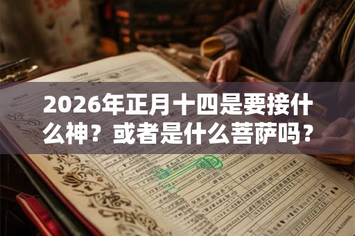 2026年正月十四是要接什么神?或者是什么菩萨吗? 2026年正月十四是要接什么神?或者是什么菩萨吗?