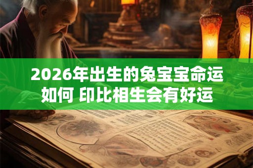 2026年出生的兔宝宝命运如何 印比相生会有好运