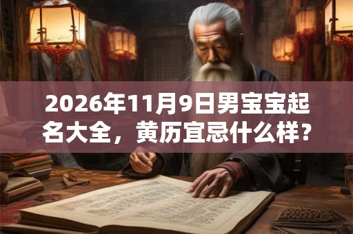 2026年11月9日男宝宝起名大全，黄历宜忌什么样？