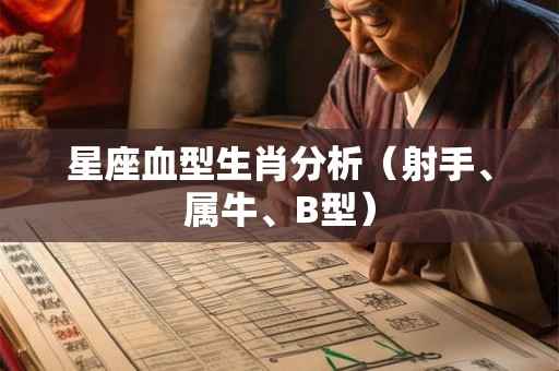 星座血型生肖分析（射手、属牛、B型）