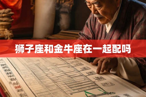狮子座和金牛座在一起配吗