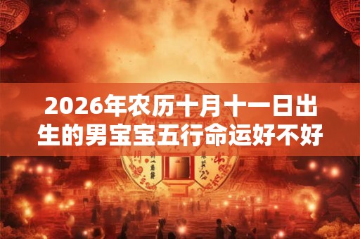 2026年农历十月十一日出生的男宝宝五行命运好不好