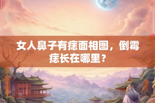女人鼻子有痣面相图,倒霉痣长在哪里? 女人鼻子有痣面相图,倒霉痣长在哪里?