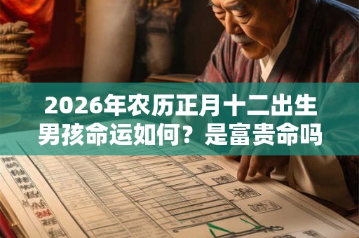2026年农历正月十二出生男孩命运如何？是富贵命吗？