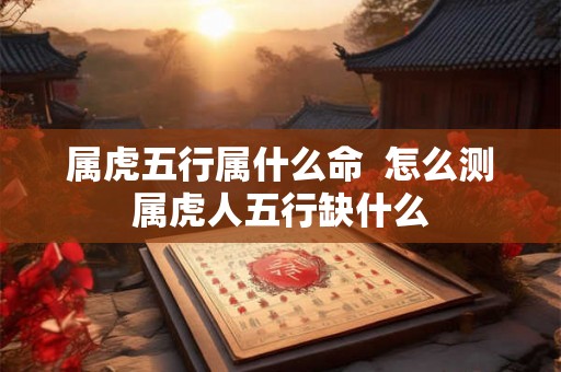 属虎五行属什么命  怎么测属虎人五行缺什么