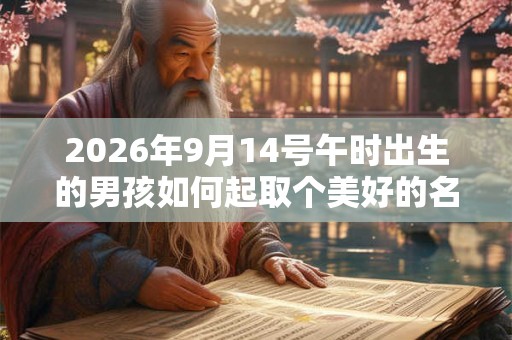 2026年9月14号午时出生的男孩如何起取个美好的名字和五行属性