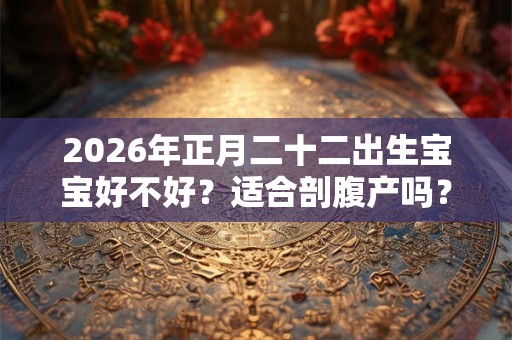 2026年正月二十二出生宝宝好不好？适合剖腹产吗？