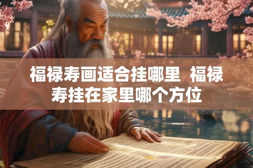福禄寿画适合挂哪里  福禄寿挂在家里哪个方位