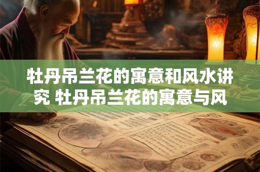 牡丹吊兰花的寓意和风水讲究 牡丹吊兰花的寓意与风水