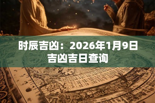 时辰吉凶:2026年1月9日吉凶吉日查询 时辰吉凶:2026年1月9日吉凶吉日查询