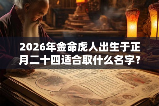 2026年金命虎人出生于正月二十四适合取什么名字？