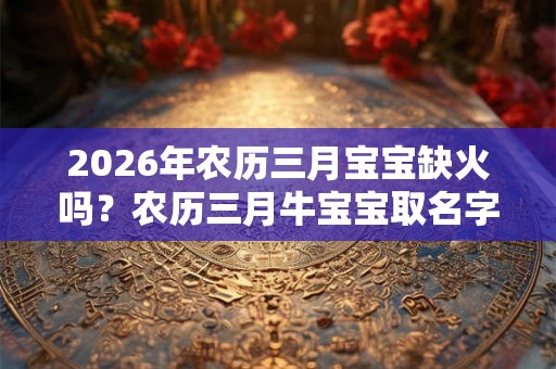 2026年农历三月宝宝缺火吗？农历三月牛宝宝取名字