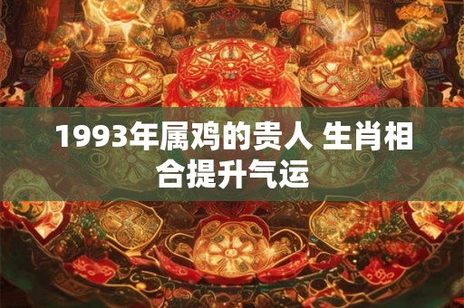 1993年属鸡的贵人 生肖相合提升气运