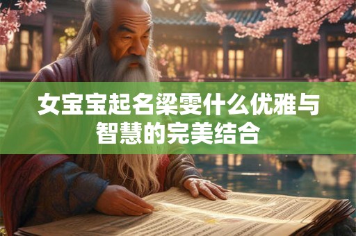 女宝宝起名梁雯什么优雅与智慧的完美结合 女宝宝起名梁雯什么优雅与智慧的完美结合