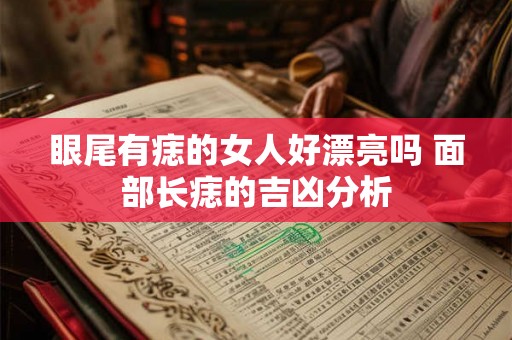 眼尾有痣的女人好漂亮吗 面部长痣的吉凶分析