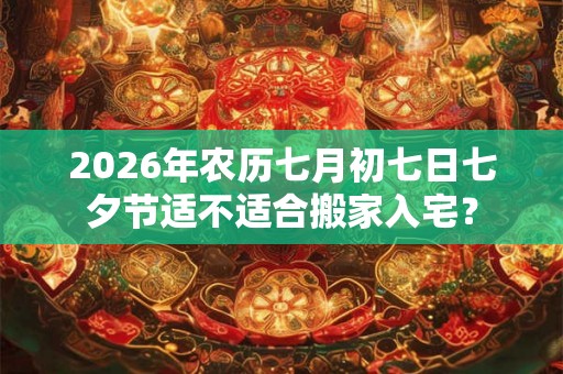 2026年农历七月初七日七夕节适不适合搬家入宅? 2026年农历七月初七日七夕节适不适合搬家入宅?