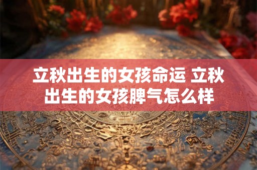 立秋出生的女孩命运 立秋出生的女孩脾气怎么样