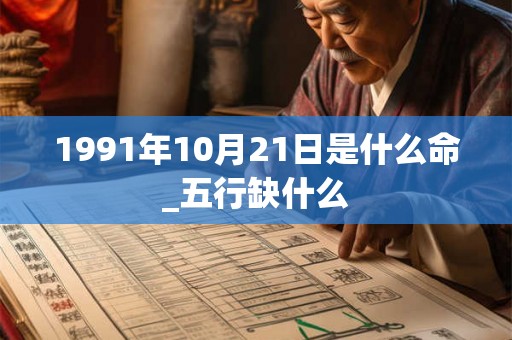 1991年10月21日是什么命_五行缺什么