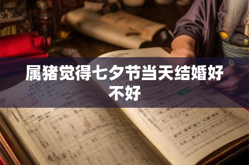 属猪觉得七夕节当天结婚好不好