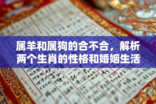 属羊和属狗的合不合,解析两个生肖的性格和婚姻生活 属羊和属狗的合不合,解析两个生肖的性格和婚姻生活