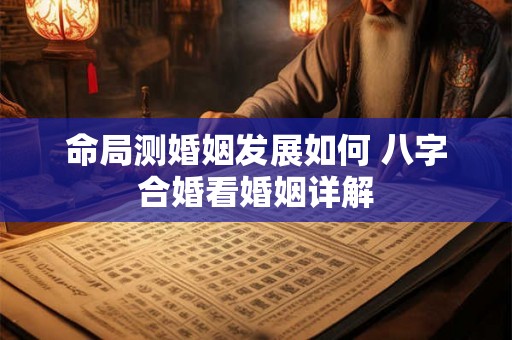 命局测婚姻发展如何 八字合婚看婚姻详解