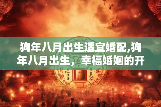 狗年八月出生适宜婚配,狗年八月出生，幸福婚姻的开始
