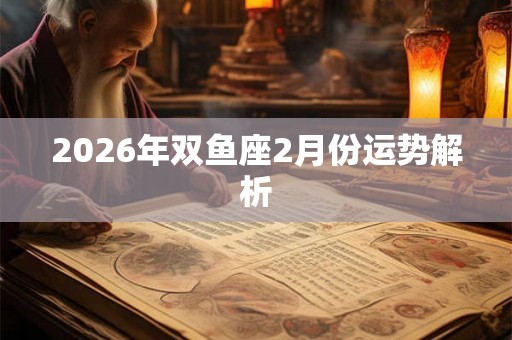 2026年双鱼座2月份运势解析