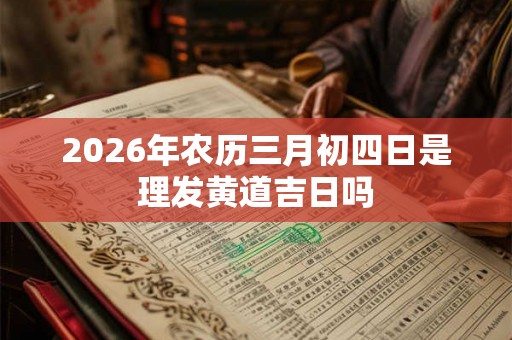 2026年农历三月初四日是理发黄道吉日吗