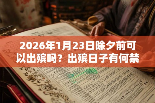 2026年1月23日除夕前可以出殡吗？出殡日子有何禁忌？