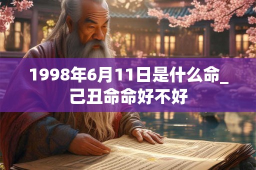 1998年6月11日是什么命_己丑命命好不好 1998年6月11日是什么命_己丑命命好不好