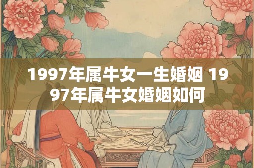 1997年属牛女一生婚姻 1997年属牛女婚姻如何
