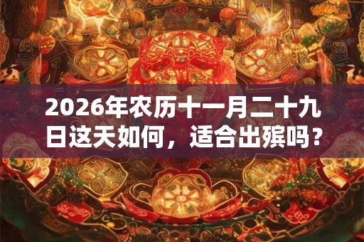 2026年农历十一月二十九日这天如何，适合出殡吗？