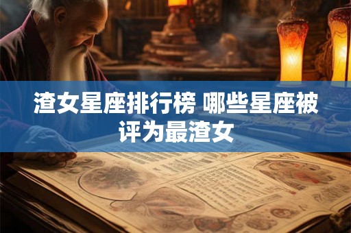 渣女星座排行榜 哪些星座被评为最渣女 渣女星座排行榜 哪些星座被评为最渣女