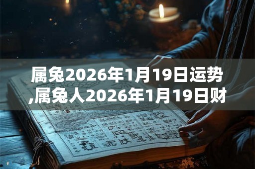 属兔2026年1月19日运势,属兔人2026年1月19日财运,生肖兔2026年1月19日运势
