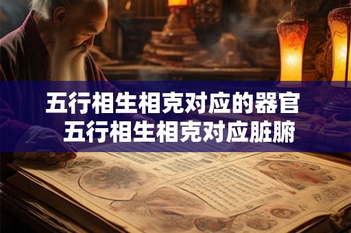 五行相生相克对应的器官  五行相生相克对应脏腑