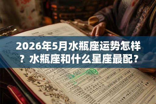 2026年5月水瓶座运势怎样？水瓶座和什么星座最配？