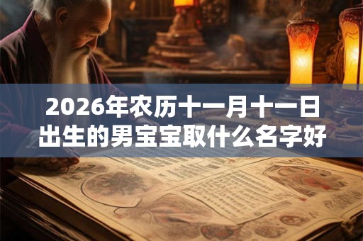 2026年农历十一月十一日出生的男宝宝取什么名字好? 2026年农历十一月十一日出生的男宝宝取什么名字好?