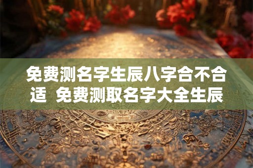 免费测名字生辰八字合不合适  免费测取名字大全生辰八字