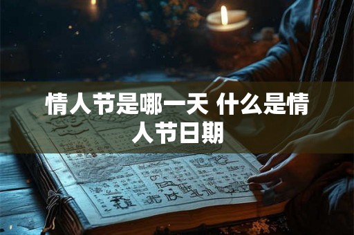 情人节是哪一天 什么是情人节日期