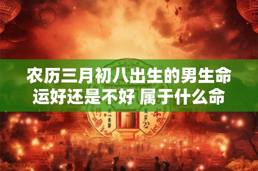 农历三月初八出生的男生命运好还是不好 属于什么命 农历三月初八出生的男生命运好还是不好 属于什么命