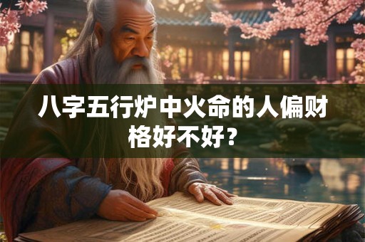 八字五行炉中火命的人偏财格好不好？