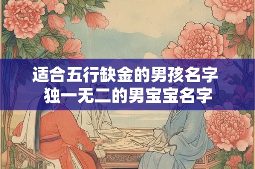 适合五行缺金的男孩名字 独一无二的男宝宝名字