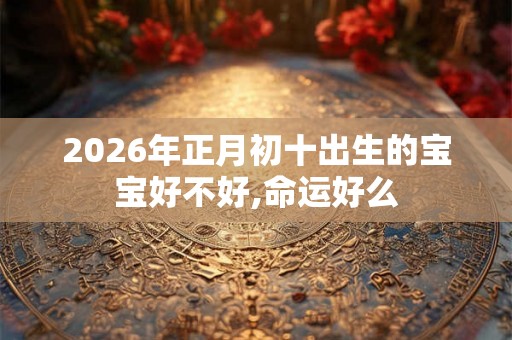 2026年正月初十出生的宝宝好不好,命运好么