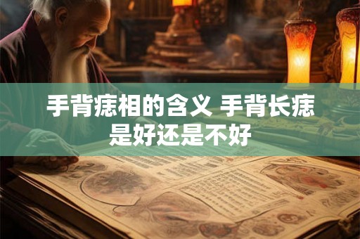 手背痣相的含义 手背长痣是好还是不好