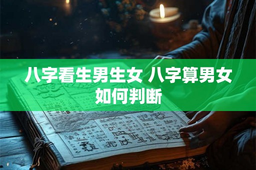 八字看生男生女 八字算男女如何判断