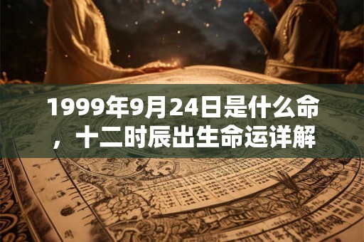 1999年9月24日是什么命，十二时辰出生命运详解