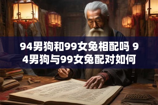 94男狗和99女兔相配吗 94男狗与99女兔配对如何 94男狗和99女兔相配吗 94男狗与99女兔配对如何